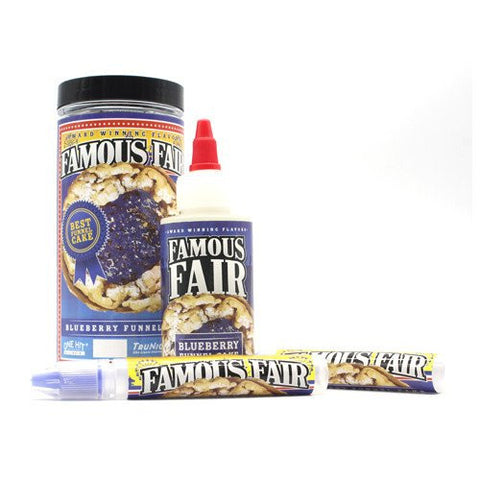 Blueberry Funnel Cake - Famous Fair